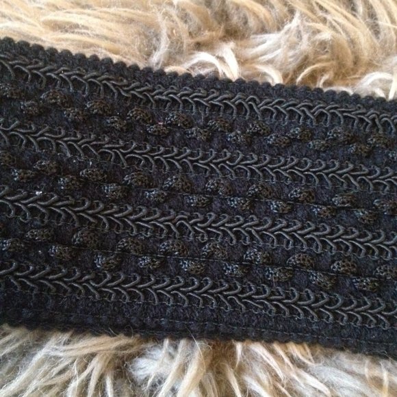 Smart Set black thick elasticized belt - size M - Picture 2 of 5